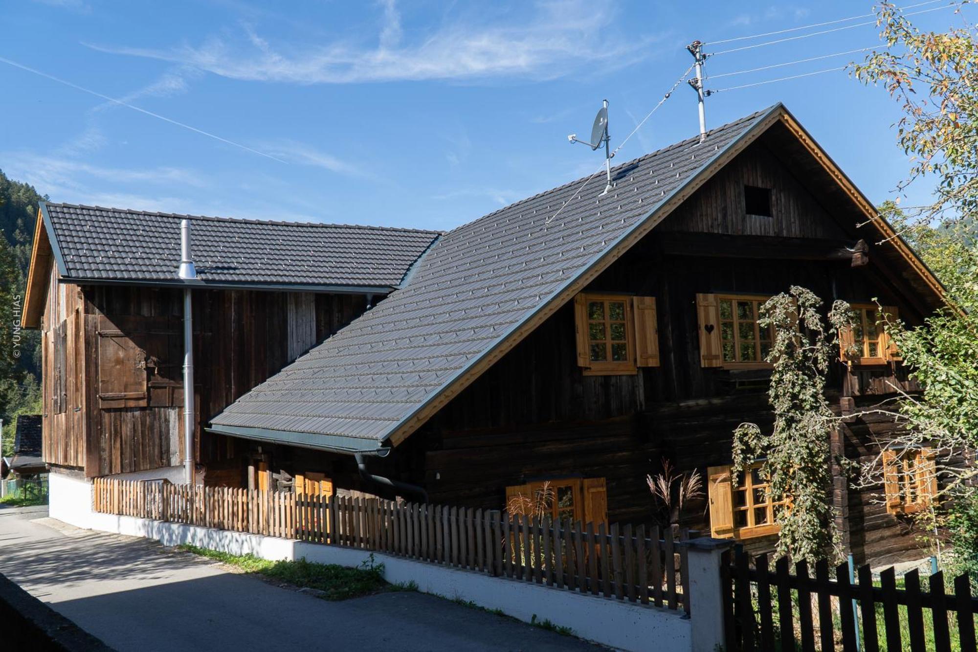 Chalet Schmelz Huette Mit Sauna Und Garten 弗拉塔克 外观 照片