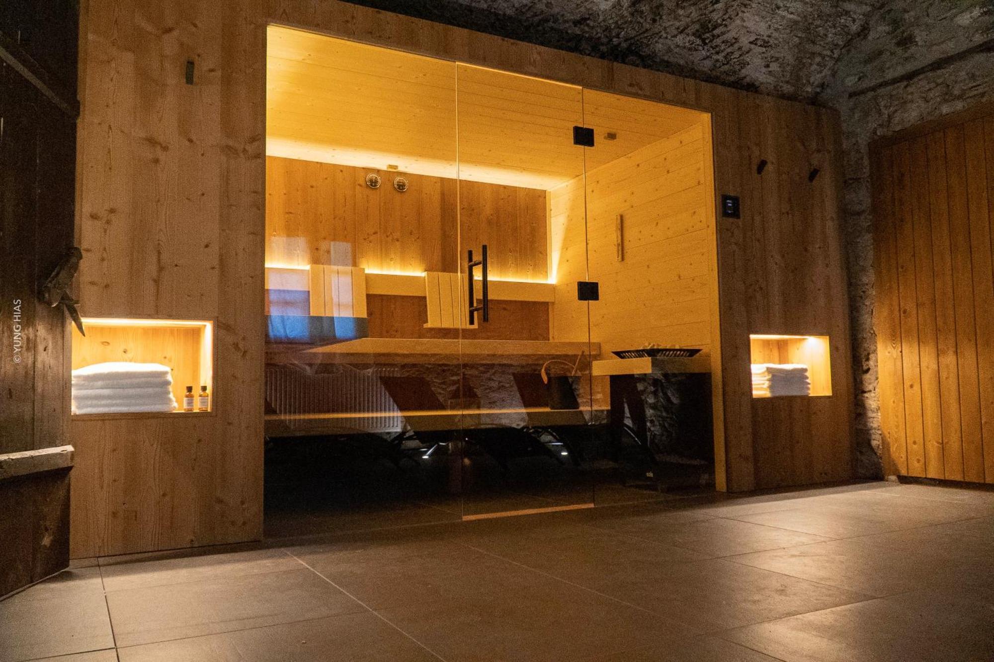 Chalet Schmelz Huette Mit Sauna Und Garten 弗拉塔克 外观 照片